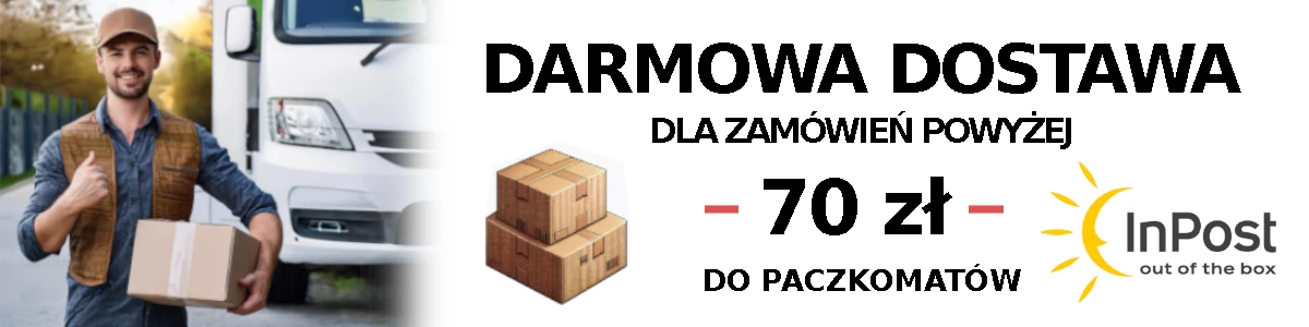 Darmowa dostawa od 60zł