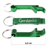 Brelok do kluczy 3w1 - Aluminiowy Otwieracz do piwa, butelek i puszek