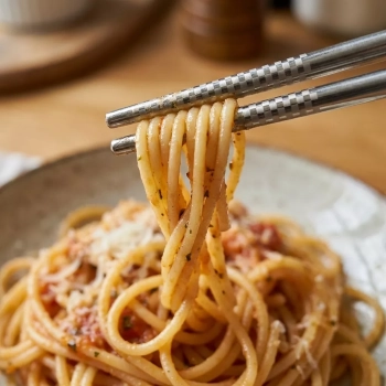 Metalowe Pałeczki do sushi 24 cm z Etui - 2 sztuki