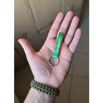 Brelok do kluczy 3w1 - Aluminiowy Otwieracz do piwa, butelek i puszek