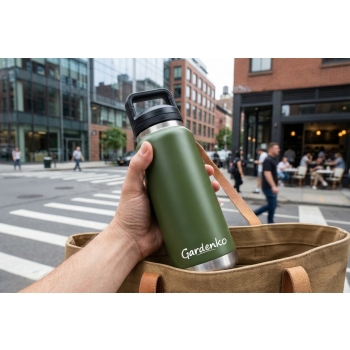 Kubek termiczny stalowy 770 ml - Próżniowa butelka na wodę i gorące napoje