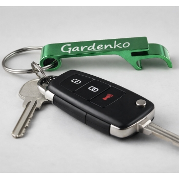 Brelok do kluczy 3w1 - Aluminiowy Otwieracz do piwa, butelek i puszek