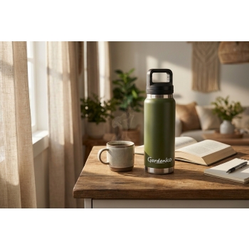 Kubek termiczny stalowy 770 ml - Próżniowa butelka na wodę i gorące napoje