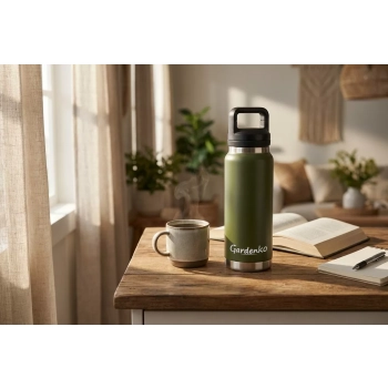 Kubek termiczny stalowy 770 ml - Próżniowa butelka na wodę i gorące napoje