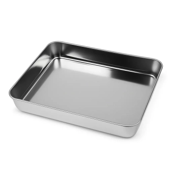 Blacha do pieczenia ze stali nierdzewnej 26x20x5 cm