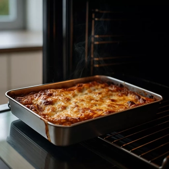 Blacha do pieczenia ze stali nierdzewnej 31x24x5 cm