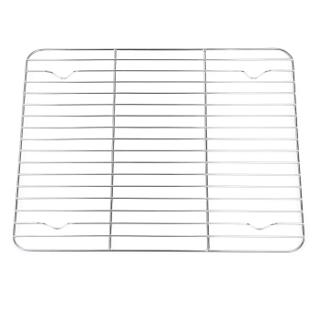 Blacha do pieczenia z kratką chłodzącą ze stali nierdzewnej 26x20 cm