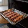 Blacha do pieczenia z kratką chłodzącą ze stali nierdzewnej 31x24 cm