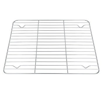 Blacha do pieczenia z kratką chłodzącą ze stali nierdzewnej 31x24 cm