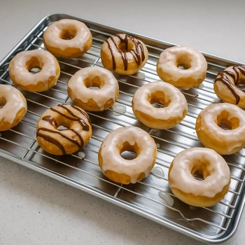 Blacha do pieczenia z kratką chłodzącą ze stali nierdzewnej 40x30 cm