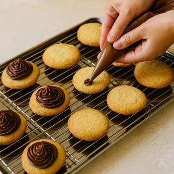 Blacha do pieczenia z kratką chłodzącą ze stali nierdzewnej 40x30 cm