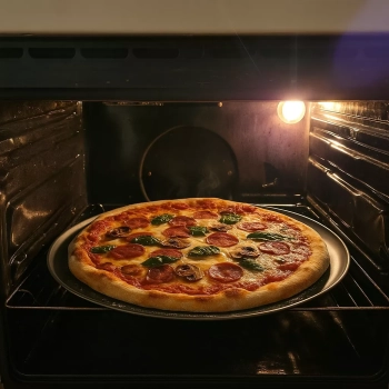 Blacha do pieczenia pizzy ze stali węglowej 41 cm