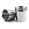 Kubki ze stali nierdzewnej 200 ml - 6 sztuk - Nietłukące, Małe, Lekkie