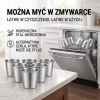 Kubki ze stali nierdzewnej 200 ml - 6 sztuk - Nietłukące, Małe, Lekkie