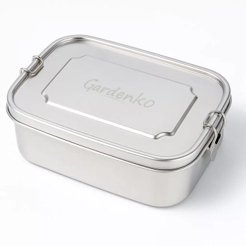 Pojemnik na śniadanie Lunch Box Menażka Śniadaniówka Pudełko ze Stali 1,5L