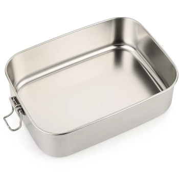 Pojemnik na śniadanie Lunch Box Menażka Śniadaniówka Pudełko ze Stali 1,5L