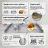 Płyta grillowa do burgerów 39,4 x 29,1 cm - Plancha na grilla ze stali nierdzewnej