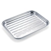 Wielorazowa Tacka Do Grilla Ze Stali Nierdzewnej 34,7 x 24,6 cm Gardenko