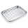 Wielorazowa Tacka Do Grilla Ze Stali Nierdzewnej 34,7 x 24,6 cm Gardenko