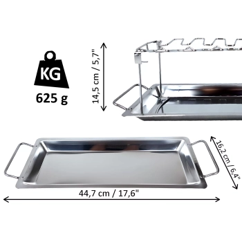 Uchwyt do pieczenia udek z kurczaka do grilla lub piekarnika