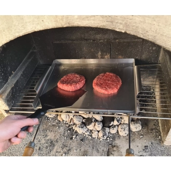 Łopatka do Burgerów Szpachelka Szpatułka na Grilla Szeroka z Miarką 2 szt.