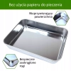 Blacha do pieczenia Taca do ciasta ze Stali nierdzewnej Brytfanna 26x20x5cm