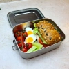Pojemnik na śniadanie Lunch Box Menażka Śniadaniówka Pudełko ze Stali 1,5L