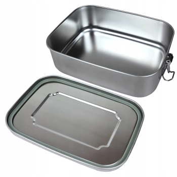 Pojemnik na śniadanie Lunch Box Menażka Śniadaniówka Pudełko ze Stali 1,5L