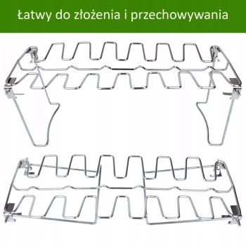 Uchwyt na udka kurczaka do Grilla Piekarnika Ruszt Stojak do pieczenia udek