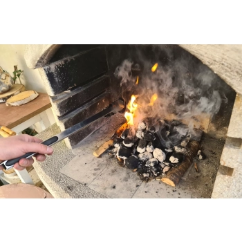 Duże Szczypce do grilla 45 cm z blokadą, Stal nierdzewna