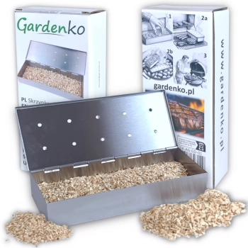 Pudełko na Zrębki wędzarnicze Generator dymu do grilla + Starter Olcha Buk
